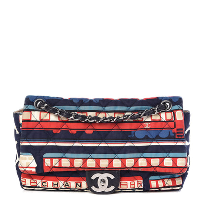 Chanel Canvas Le Train Medium Flap 1 of 10