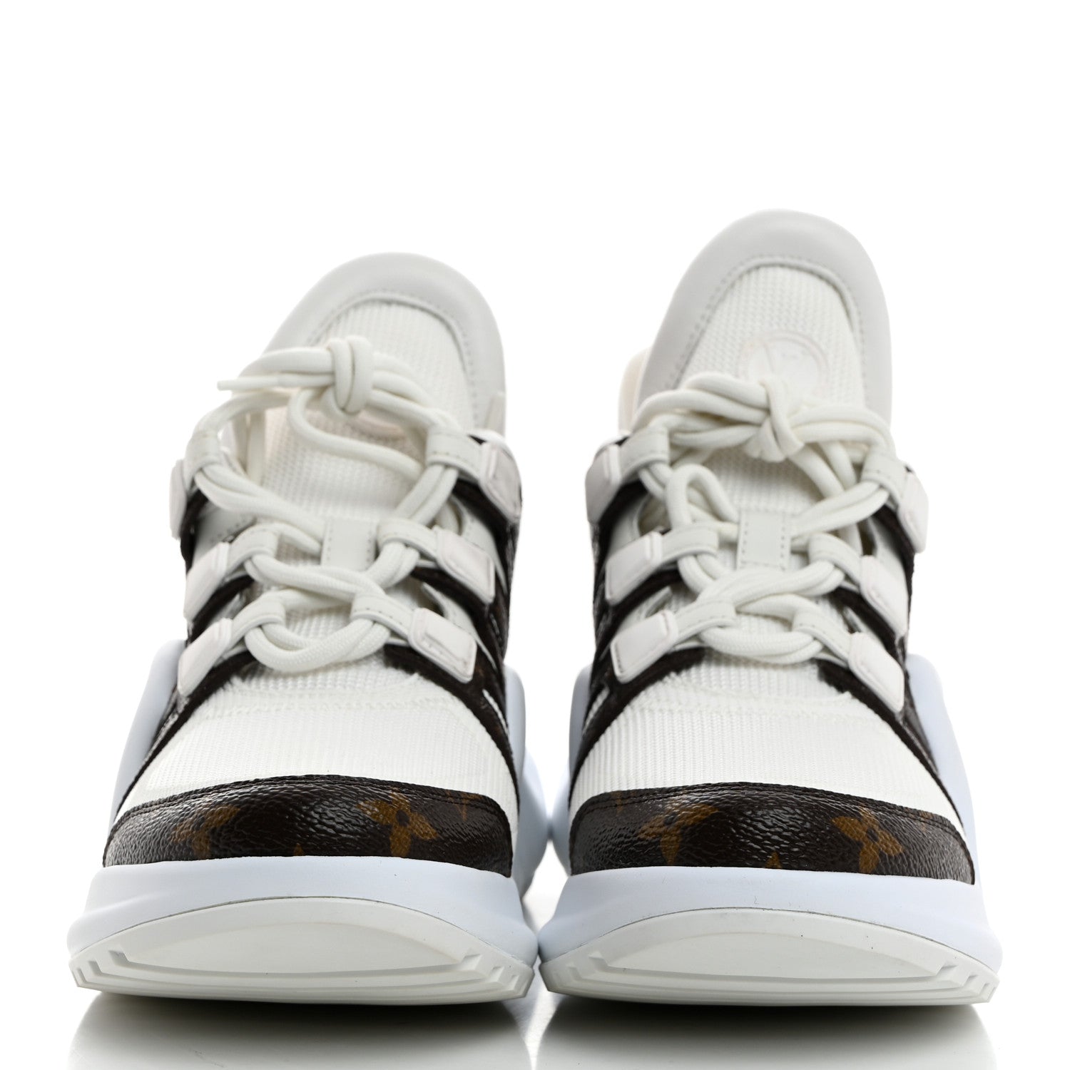 Louis Vuitton Patent Monogram LV Archlight Sneakers 37.5 White 2 of 8