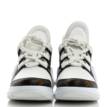 Louis Vuitton Patent Monogram LV Archlight Sneakers 37.5 White 2 of 8