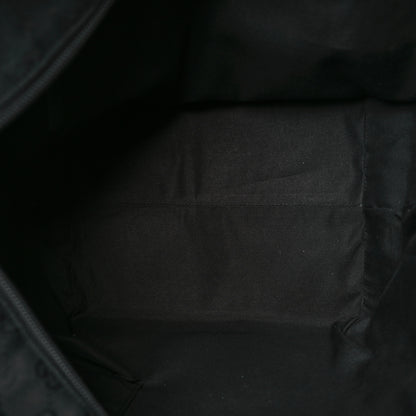 Gucci GG Monogram Medium Web Handle Bucket Tote Black 5 of 10