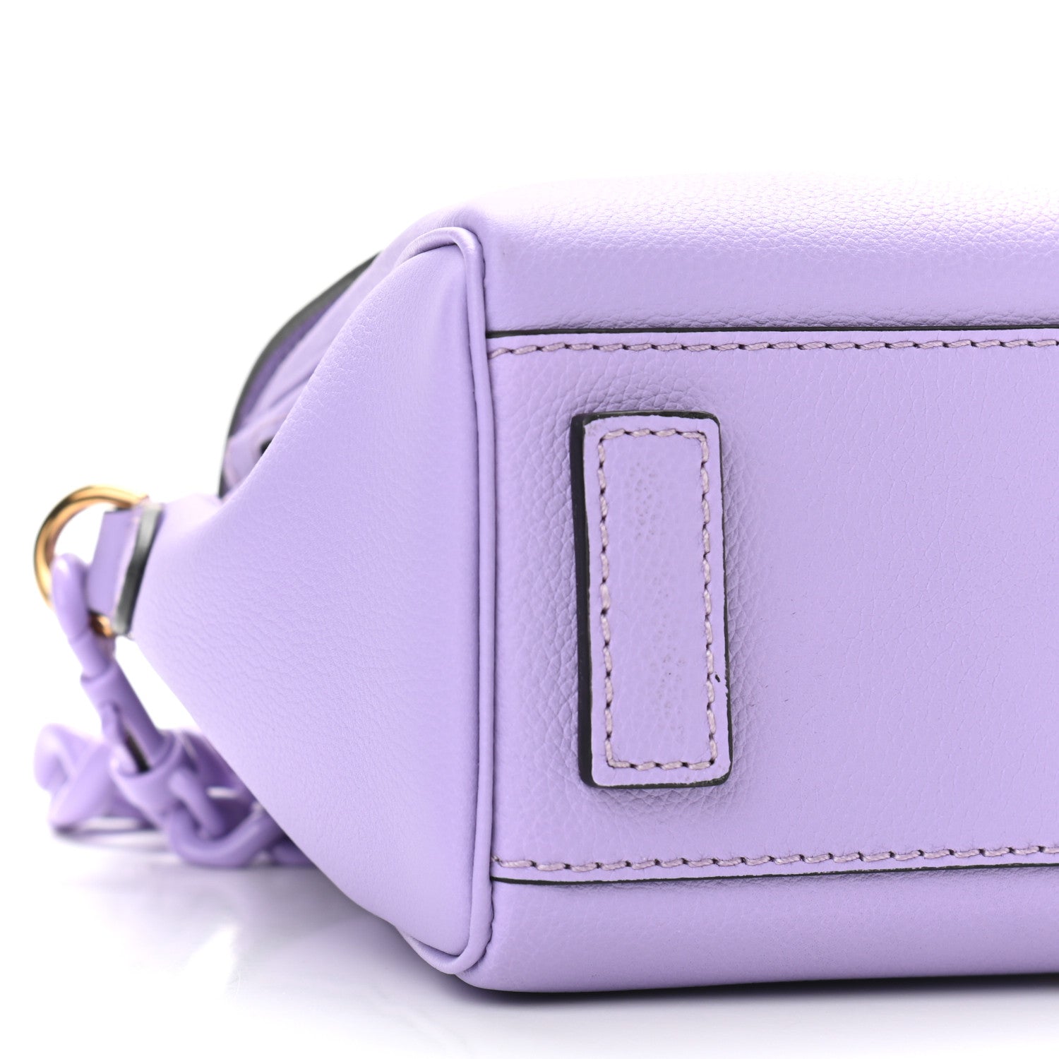 Versace Calfskin Medusa Small Top Handle Handbag Lilac 8 of 9