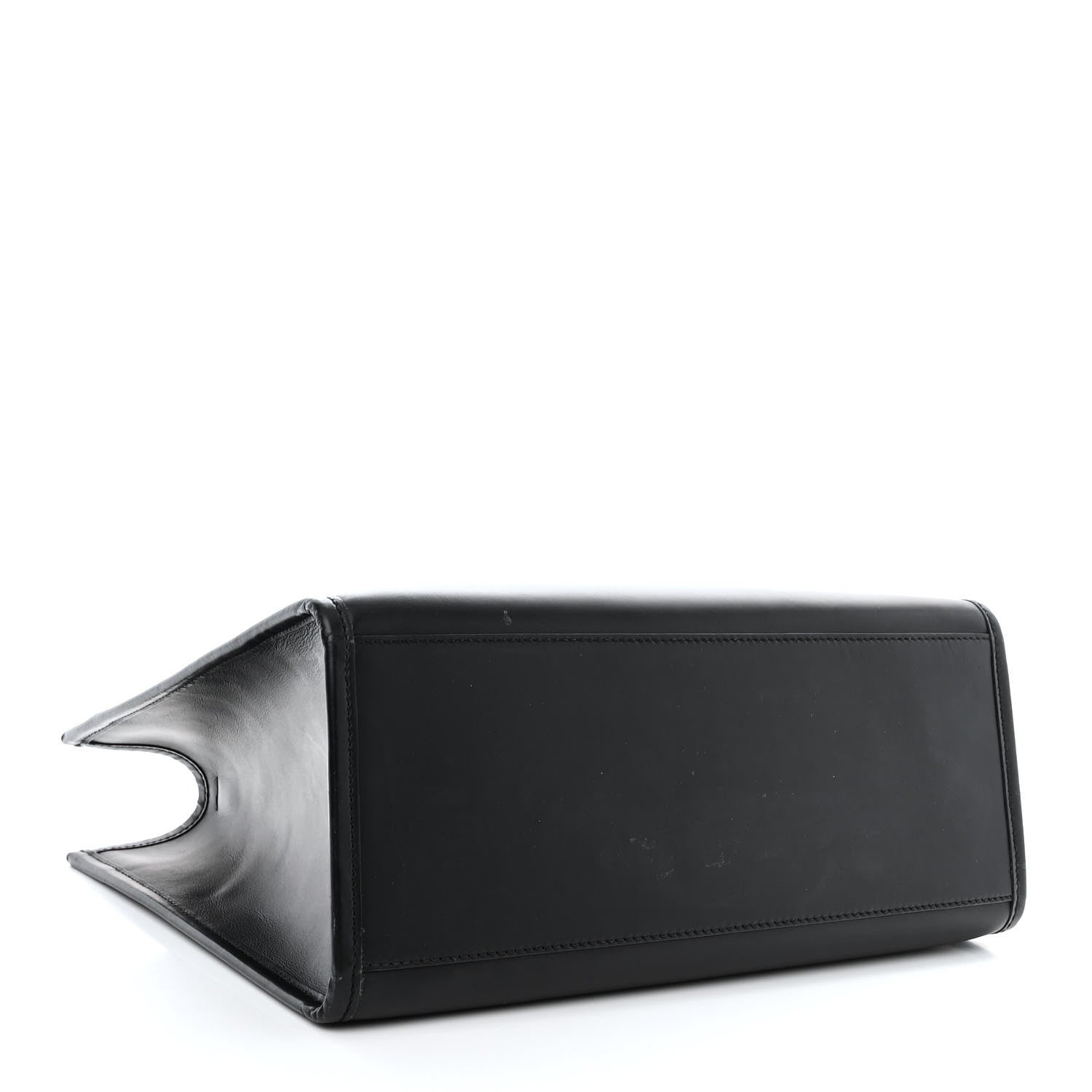 Fendi Vitello King Plexiglass Medium Fendi Sunshine Shopper Tote Black 4 of 10