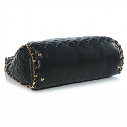 Chanel Calfskin Large Chain Me Hobo Black 4 of 7