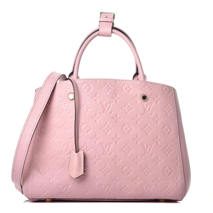 Louis Vuitton Empreinte Montaigne MM Rose Ballerine 1 of 10