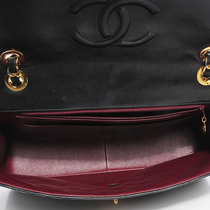 Chanel Lambskin Quilted XL Jumbo Flap Black 7 of 8