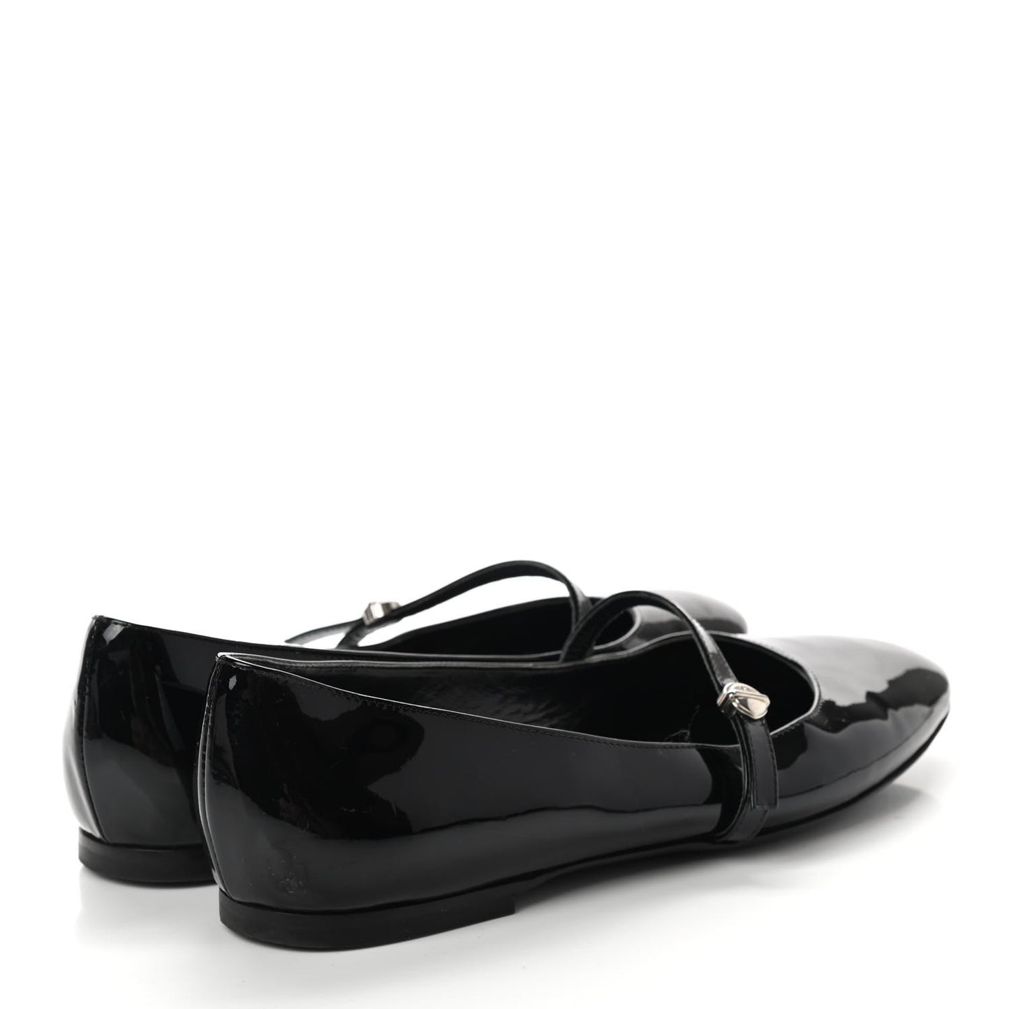 Patent Uniformes Ballerina Flat 38 Black