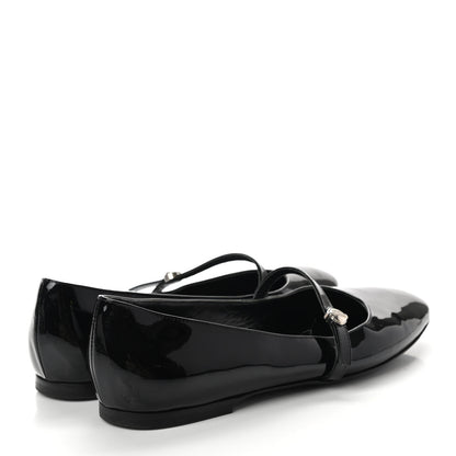 Louis Vuitton Patent Uniformes Ballerina Flat 38 Black 4 of 9