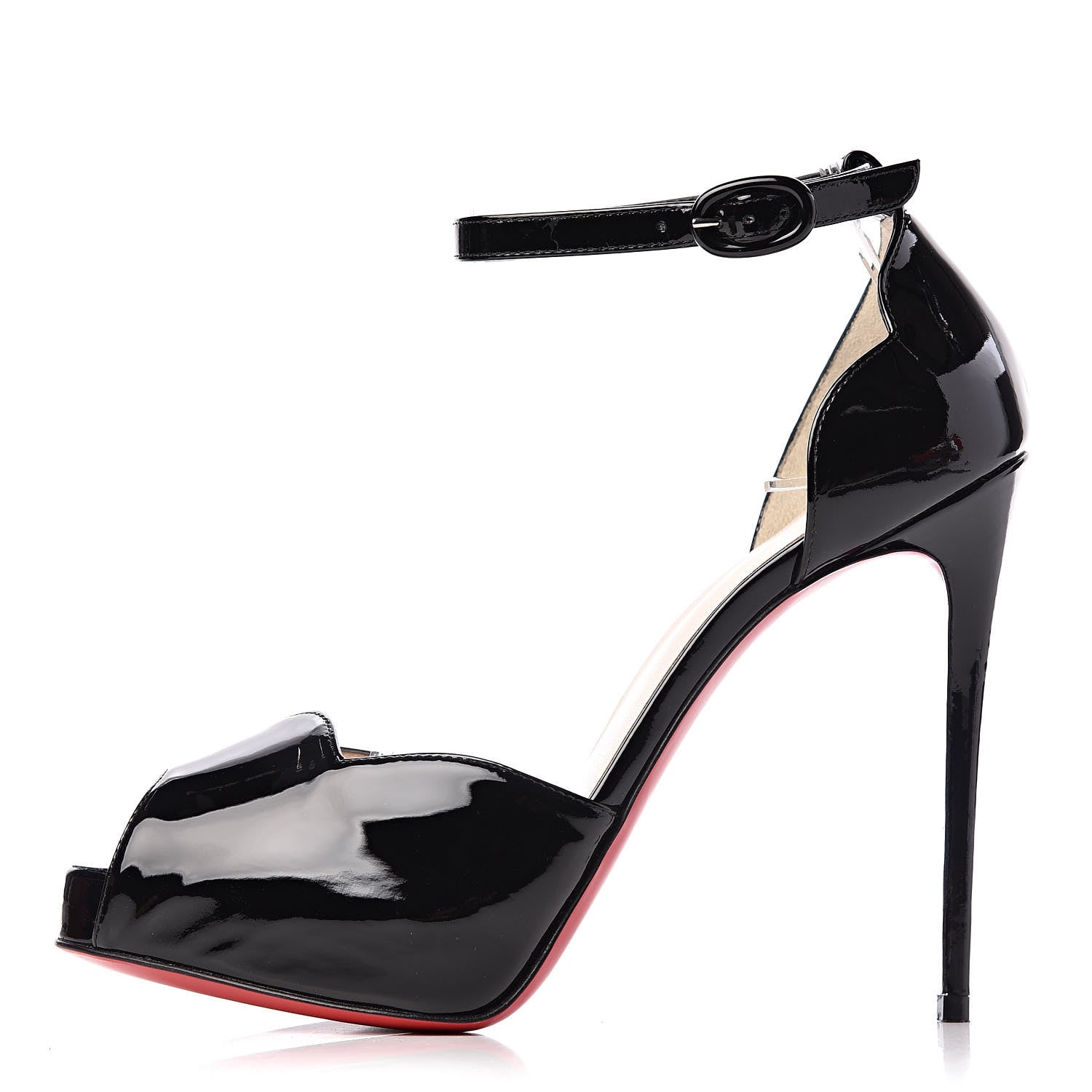 Christian Louboutin Patent Aketata 120 Pumps 36.5 Black 1 of 10
