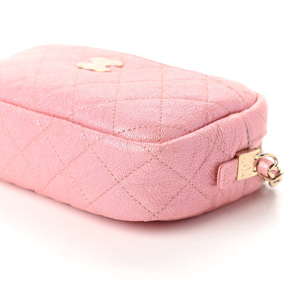 Chanel Iridescent Caviar Quilted Small Timeless Camera Case Pink 7 of 11