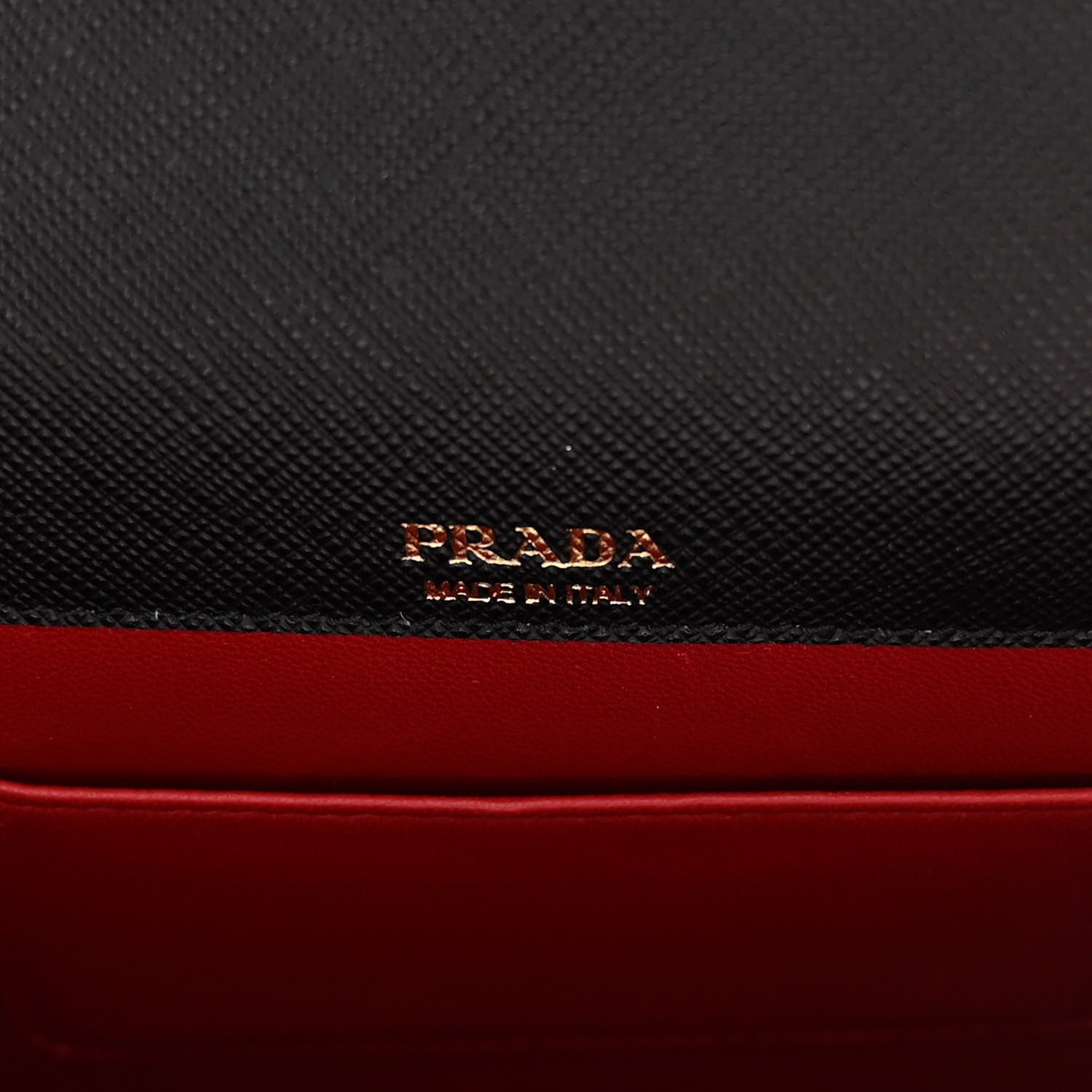 Prada Saffiano Lux Mini Crossbody Bag Black 7 of 10