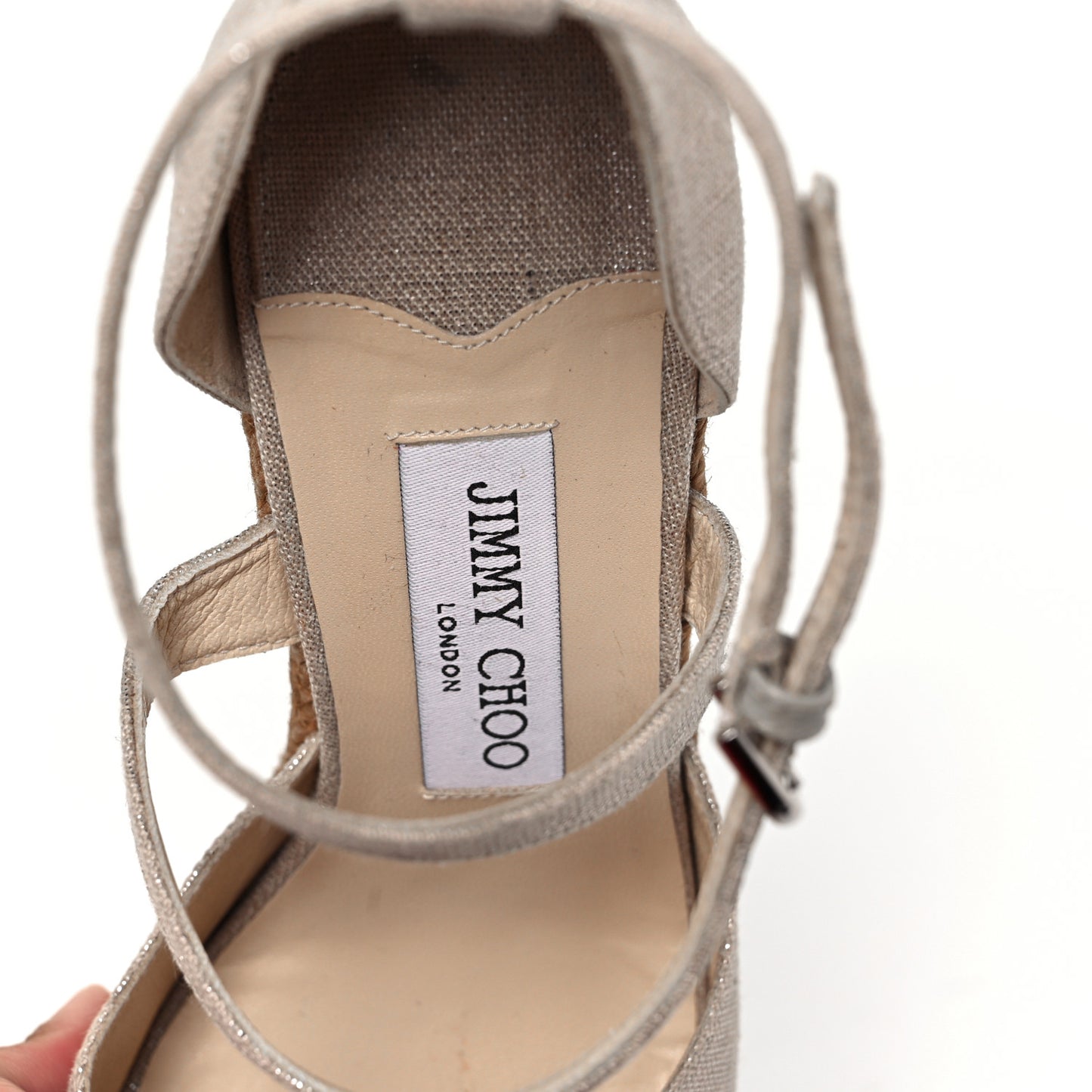 120 Wedge Sandals 37.5 Nude