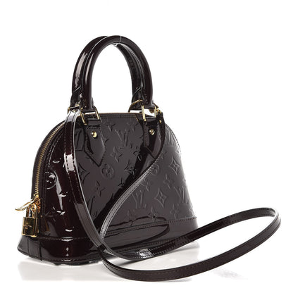 Louis Vuitton Vernis Alma BB Amarante 4 of 9