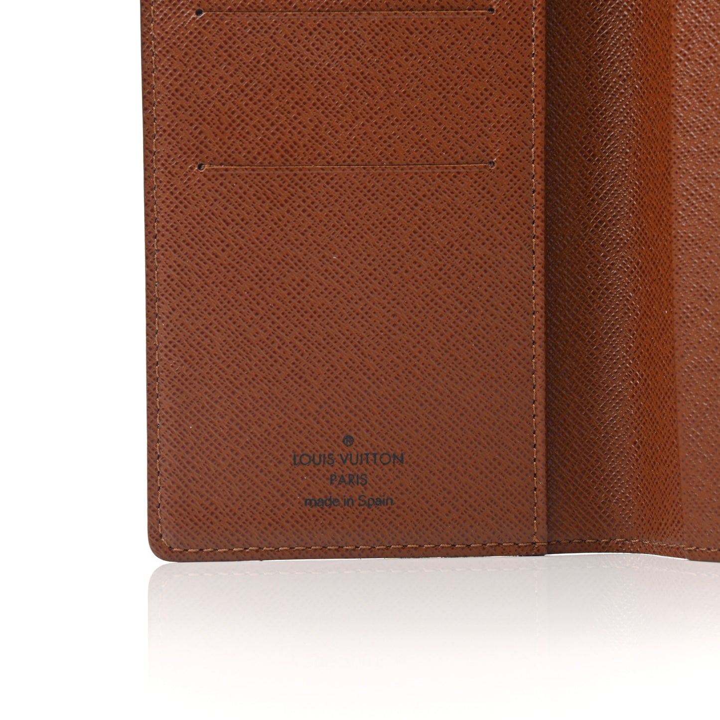 Monogram Checkbook Holder Case Wallet