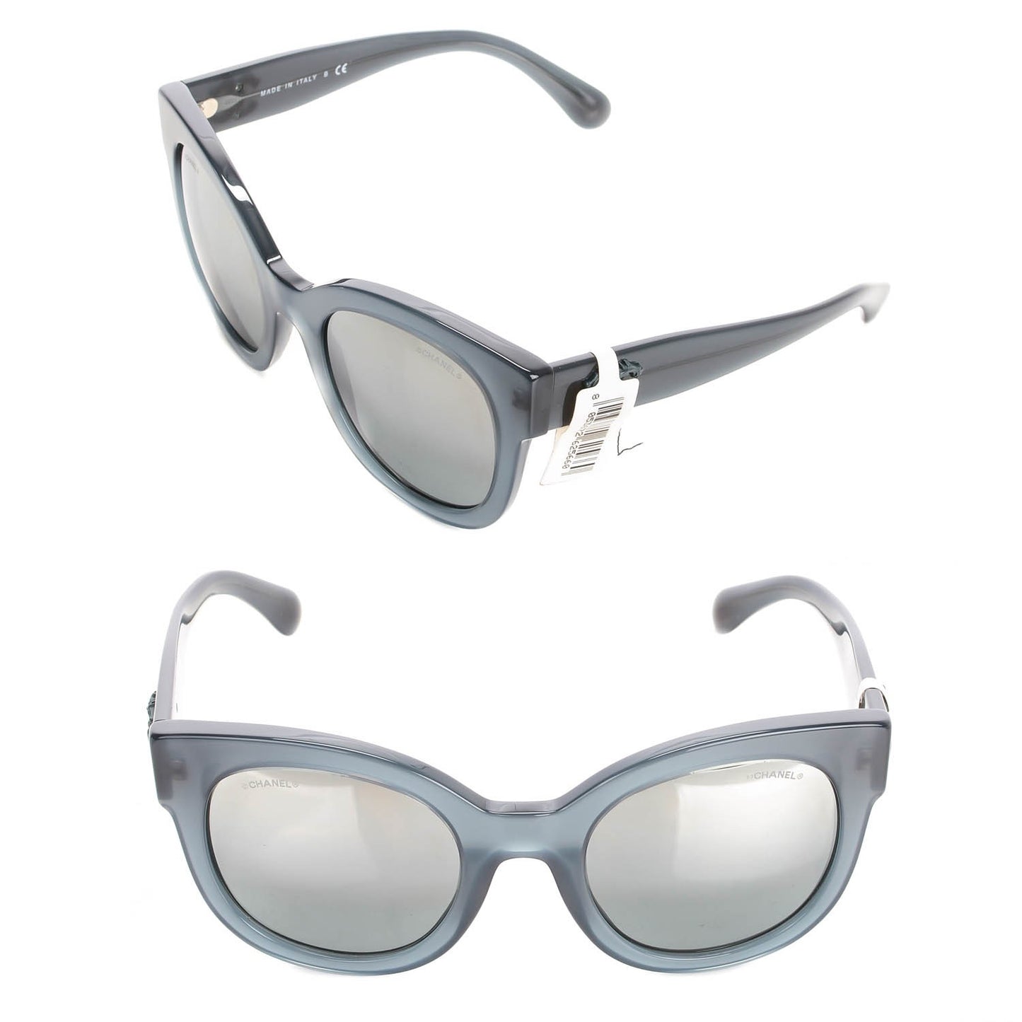 Acetate Butterfly Signature CC Sunglasses 5358 Blue Grey