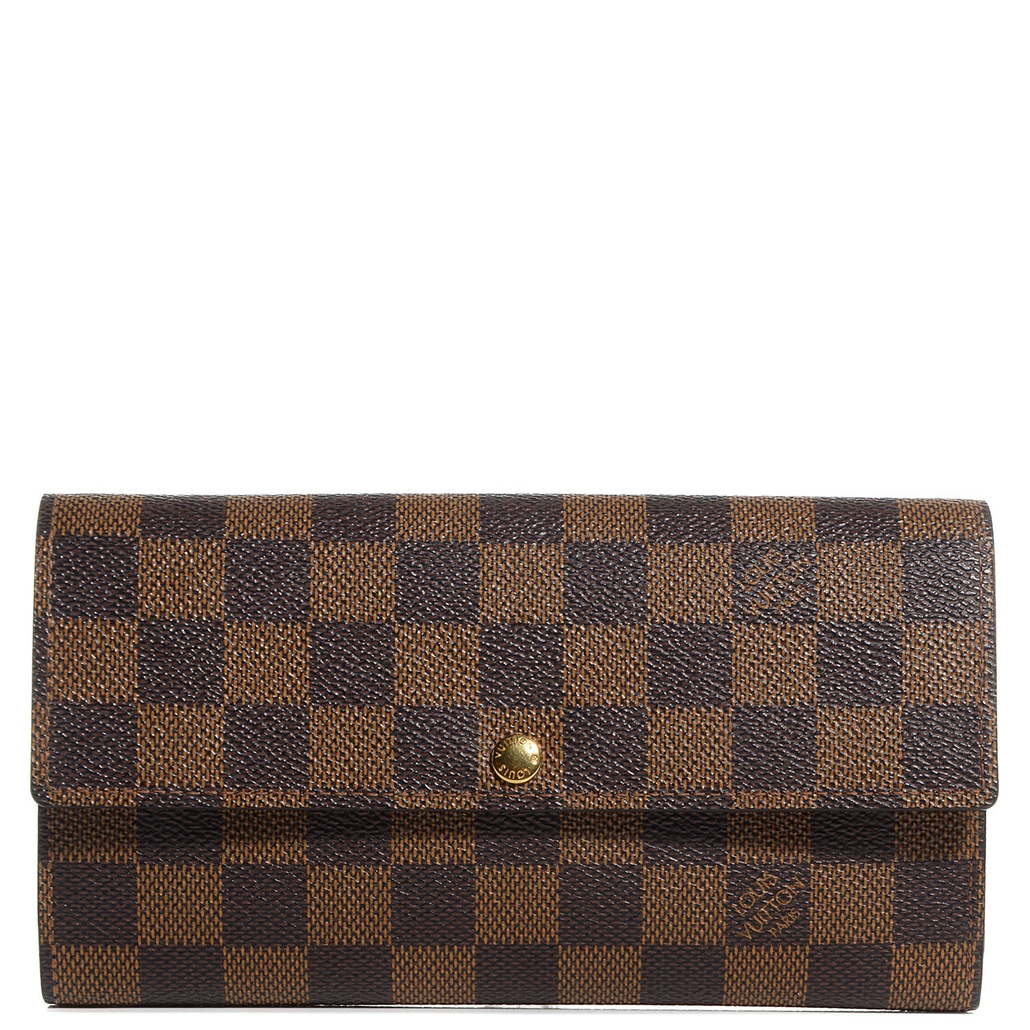 Louis Vuitton Damier Ebene Sarah Wallet 1 of 7