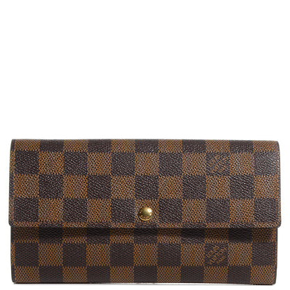 Louis Vuitton Damier Ebene Sarah Wallet 1 of 7