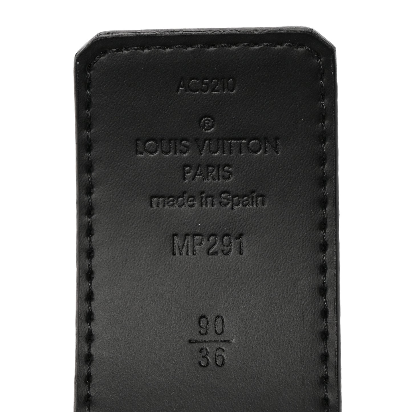 Calfskin Monogram 40mm LV Friends Belt 90 36 Black