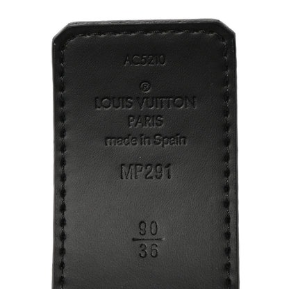 Louis Vuitton Calfskin Monogram 40mm LV Friends Belt 90 36 Black 5 of 7