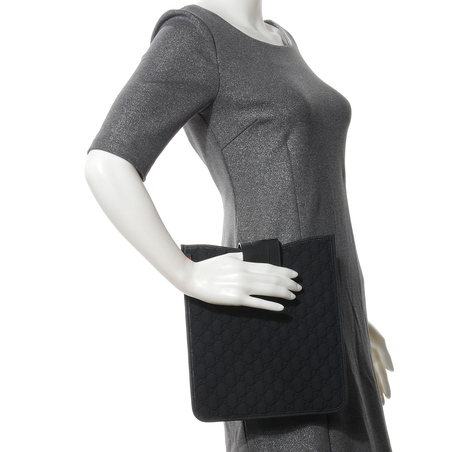 Rubber Guccissima Ipad Case Black
