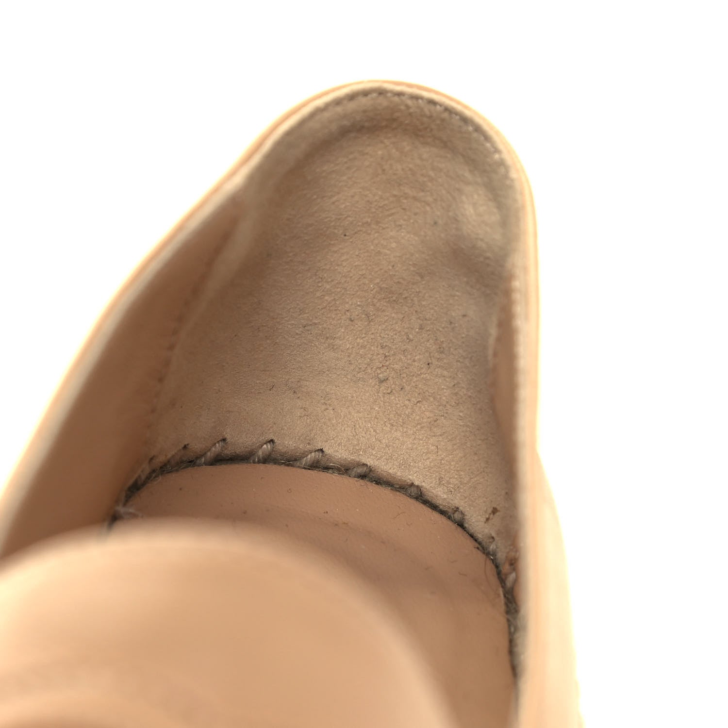 Chanel Lambskin CC Espadrilles 36 Beige Black 8 of 11