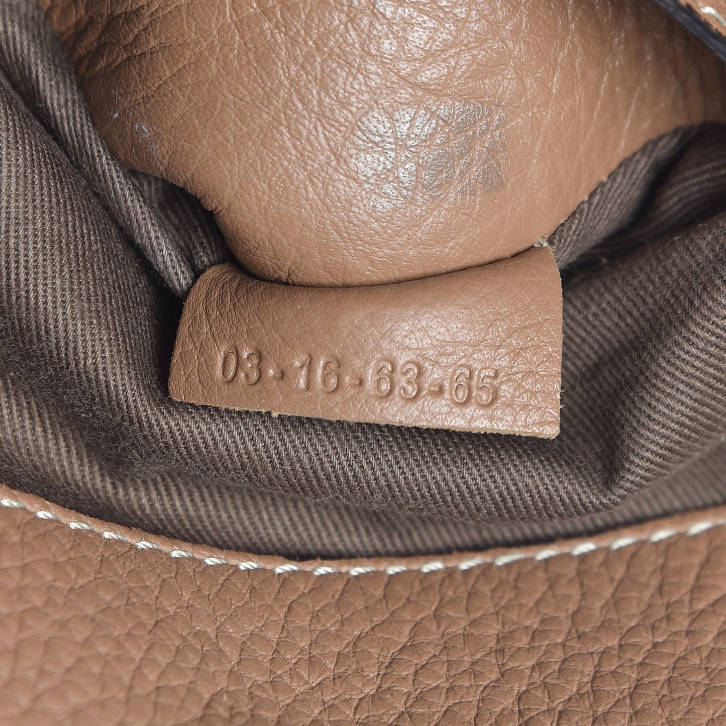 Calfskin Medium Marcie Round Crossbody Bag Nut