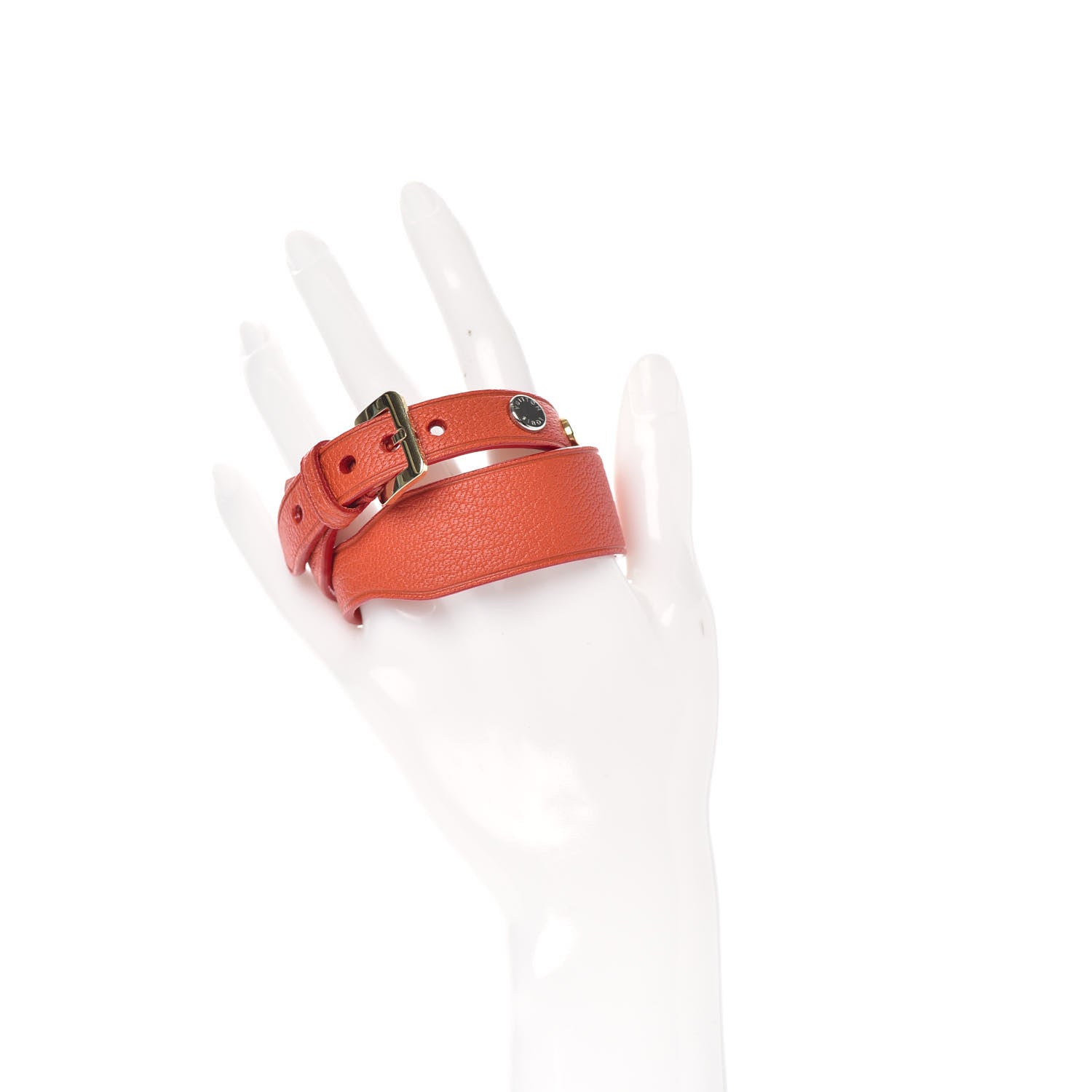 Louis Vuitton Goatskin Spike It Wrap Bracelet 17 Piment 2 of 5