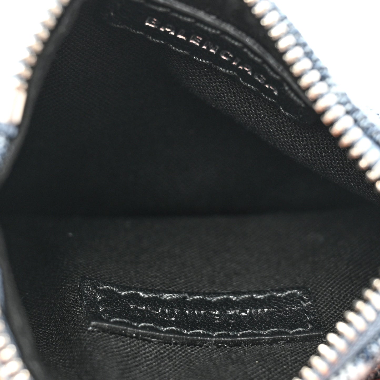 Bleached Denim BB Monogram Le Cagole Shoulder Bag XS Blue