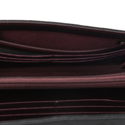 Chanel Caviar Quilted Large Gusset Flap Wallet Black 4 of 5