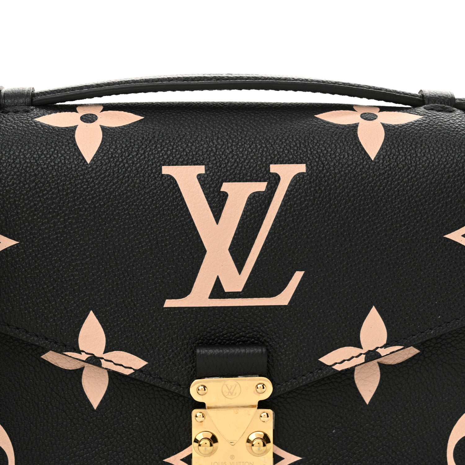 Louis Vuitton Empreinte Monogram Giant Pochette Metis Black Beige 7 of 10