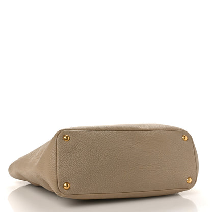 Prada Vitello Daino Shoulder Bag Sabbia 4 of 12