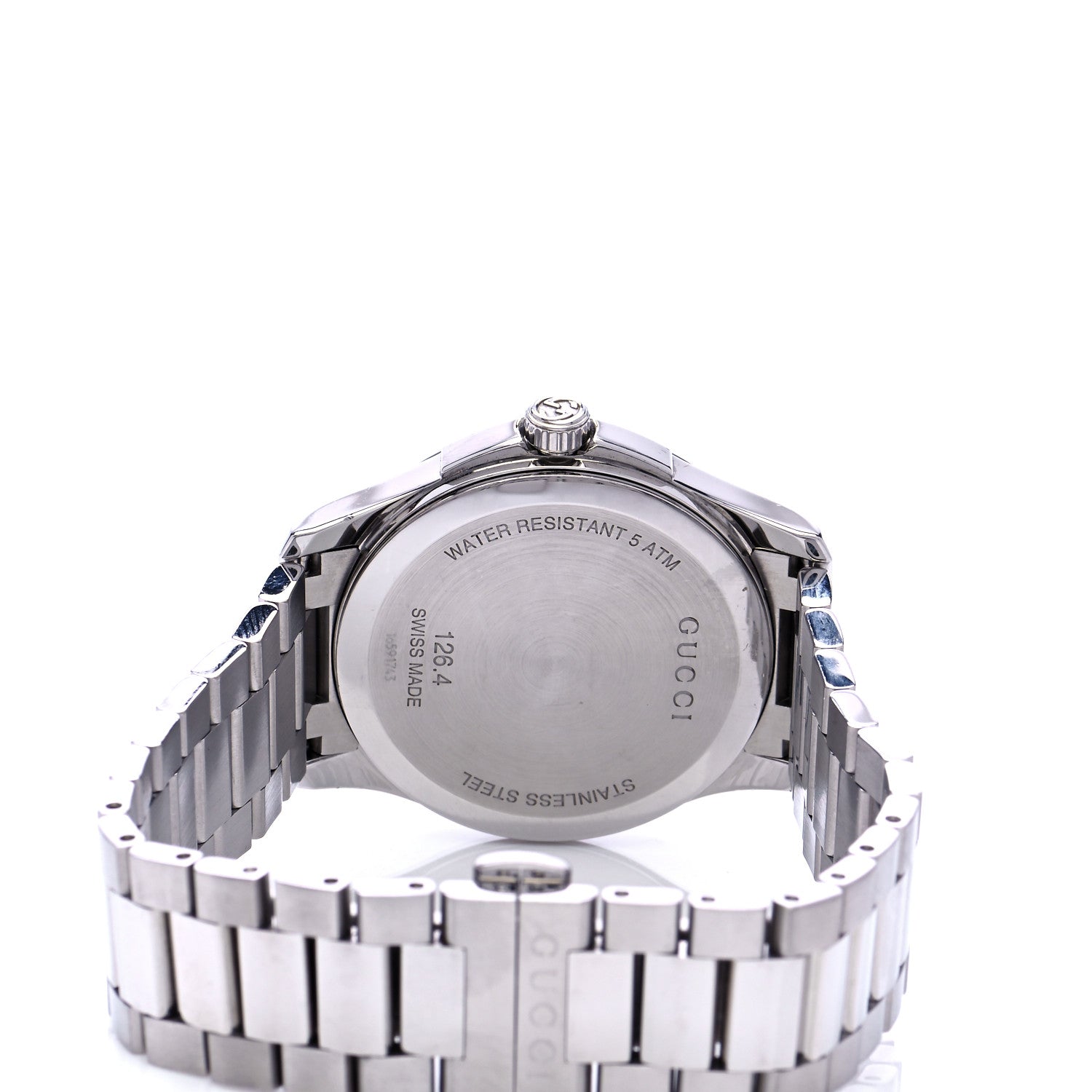Gucci Stainless Steel 38mm G-Timeless Diamante Quartz Watch 4 of 6