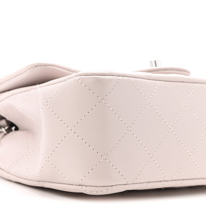 Chanel Lambskin Quilted Mini Rectangular Flap Light Purple 9 of 14