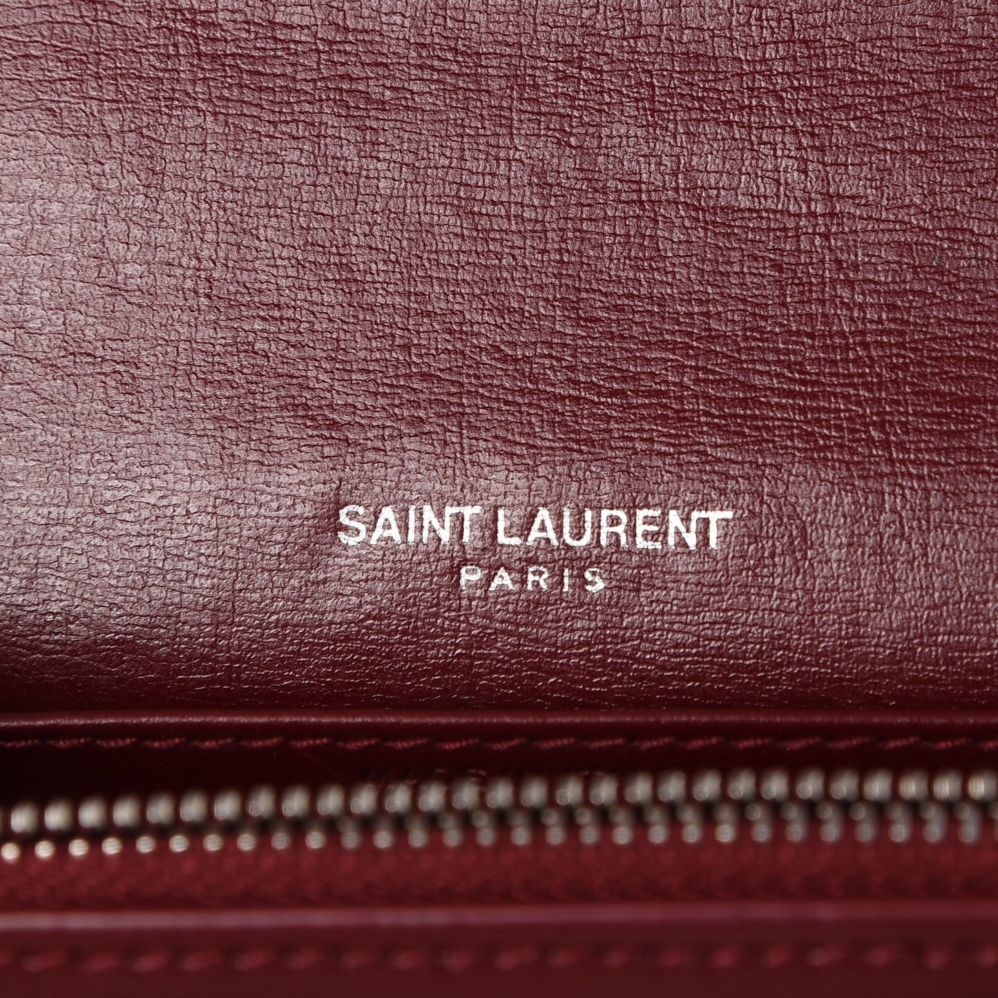 Calfskin Monogram Sunset Chain Wallet Palissandre