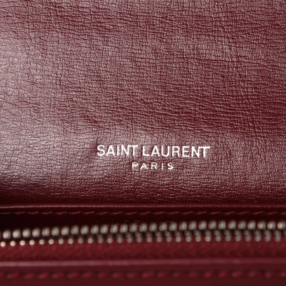 Saint Laurent Calfskin Monogram Sunset Chain Wallet Palissandre 6 of 9