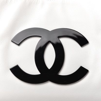 Chanel Caviar Bekko Chain Tote White 10 of 14