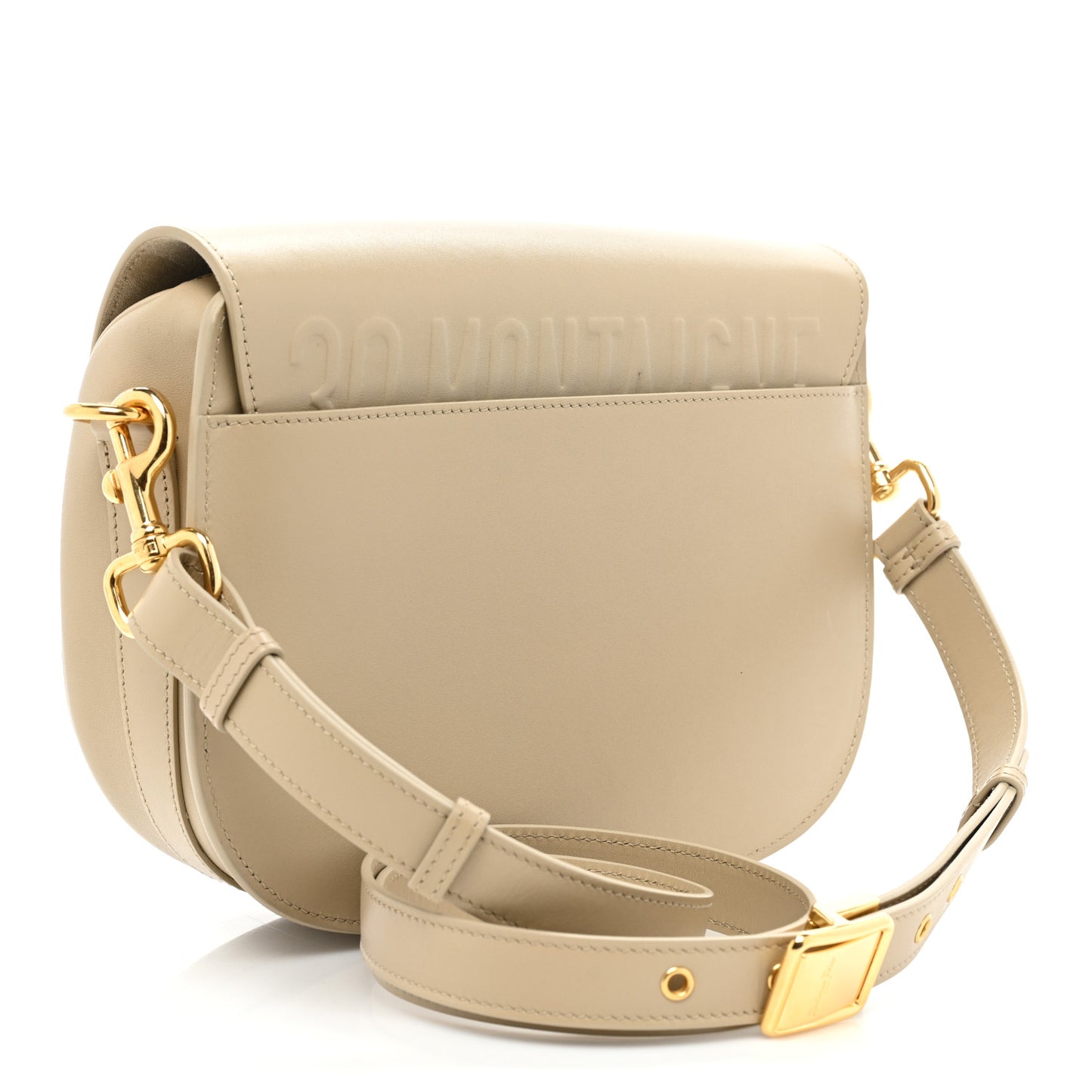 Box Calfskin Medium Bobby Flap Beige