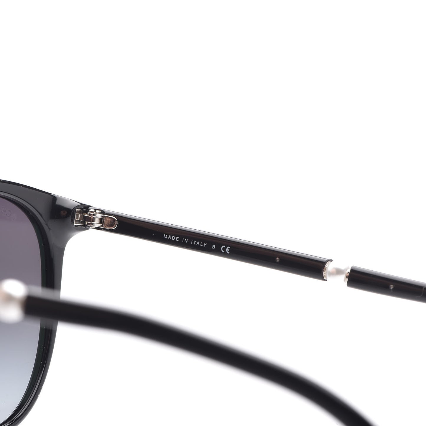Acetate Butterfly Pearl Sunglasses 5394 Black