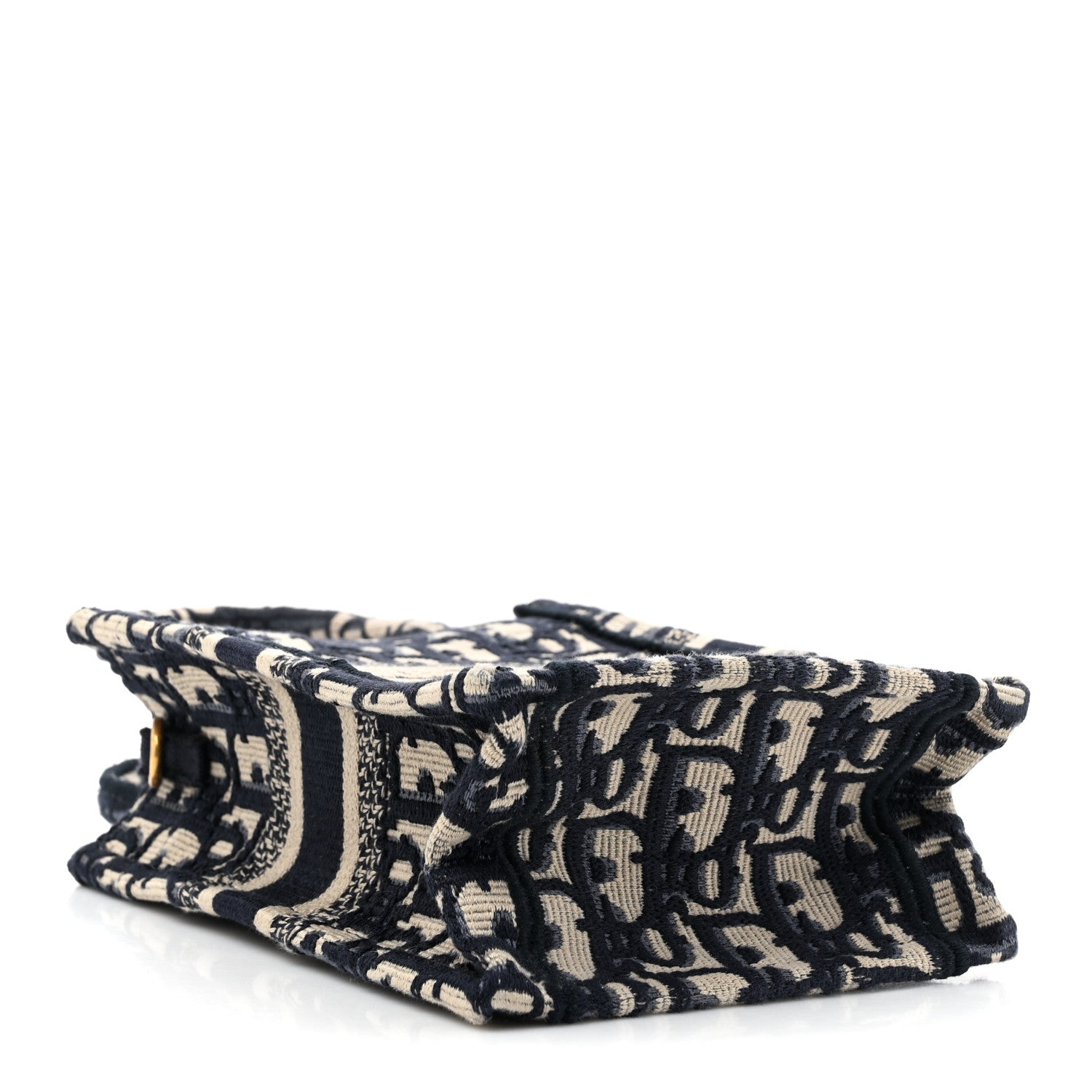 Christian Dior Oblique Mini Book Tote Phone Bag Blue 4 of 11