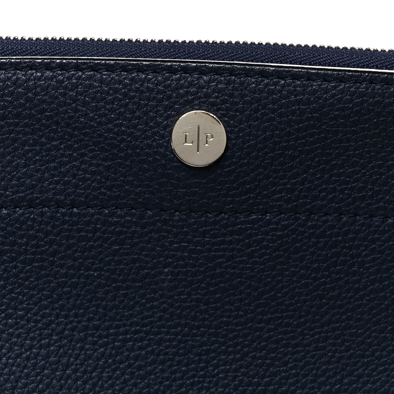Loro Piana Calfskin Milky Way Odessa Shoulder Bag Navy 10 of 13