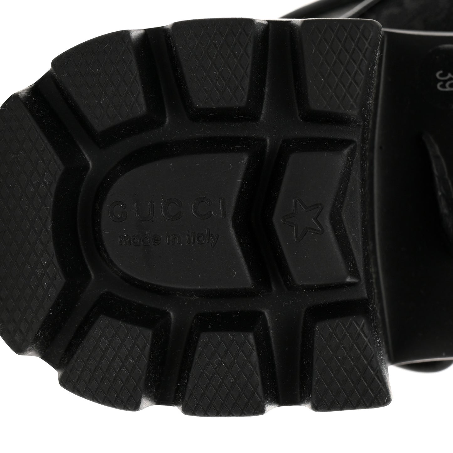 Monogram Granada Kid Trip 40/72mm Lug Sole Sandals 39 Black