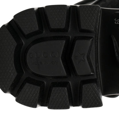 Gucci Monogram Granada Kid Trip 40/72mm Lug Sole Sandals 39 Black 6 of 9