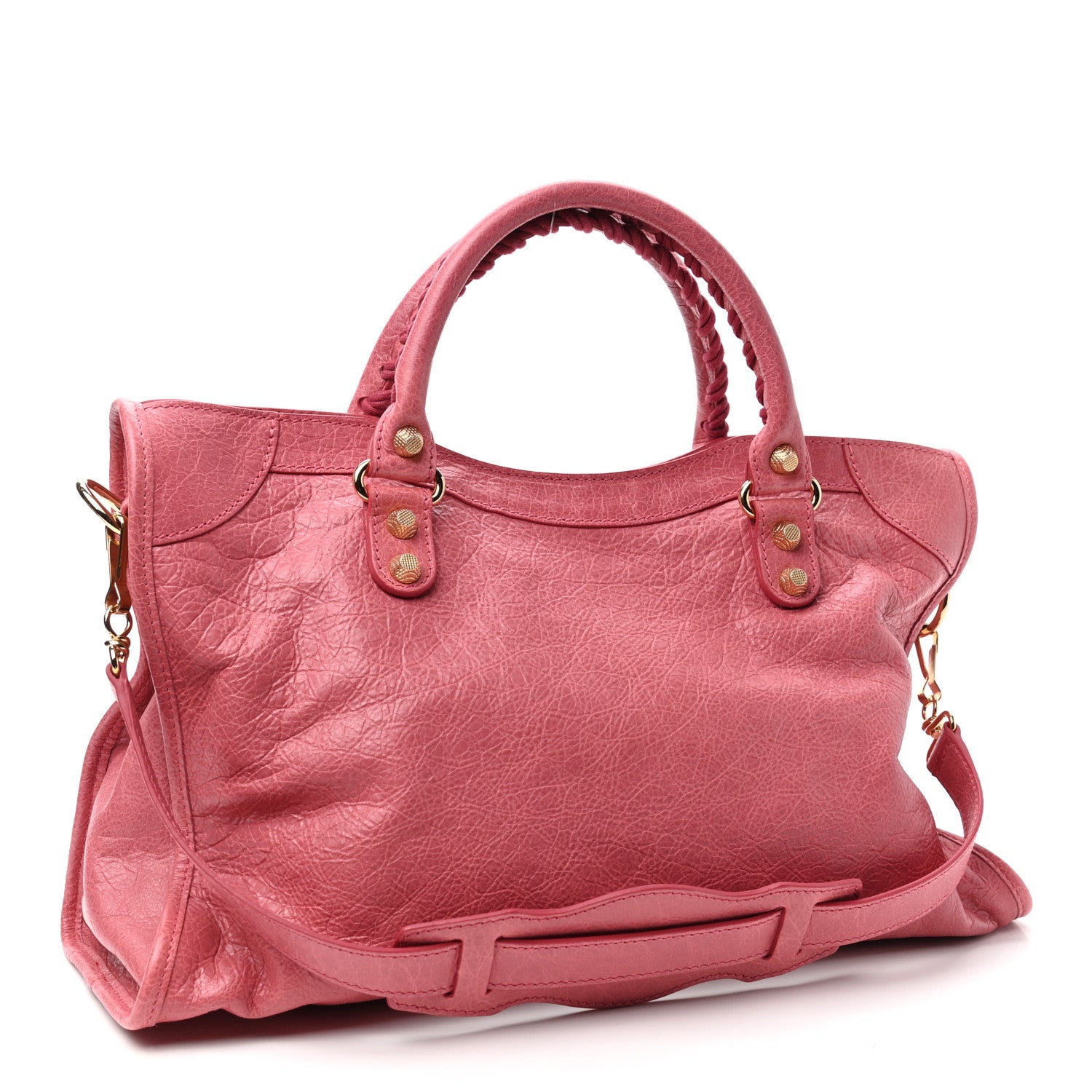 Balenciaga Agneau Giant 12 Gold Hardware City Rose Bombon Raspberry 3 of 9