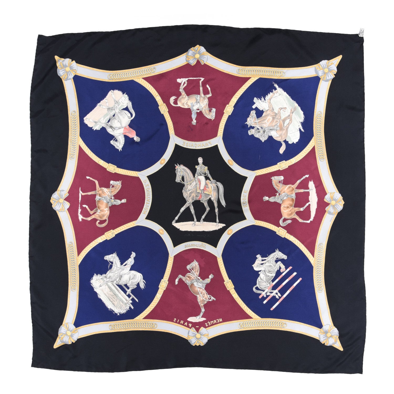 Hermes Silk Les General L'Hotte Scarf 90 2 of 4