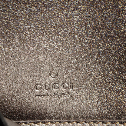 Gucci Metallic Guccissima Large Twins Zip Around Wallet Mauve 6 of 7