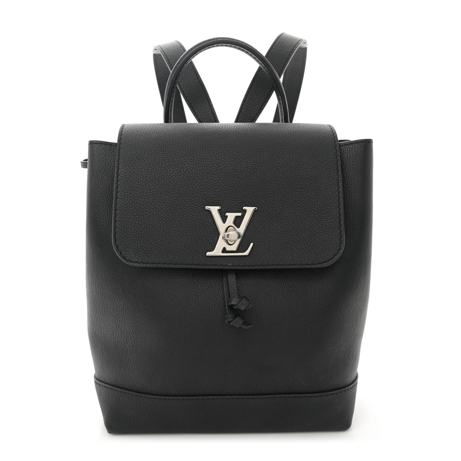 Louis Vuitton Calfskin Lockme Backpack Black 1 of 13