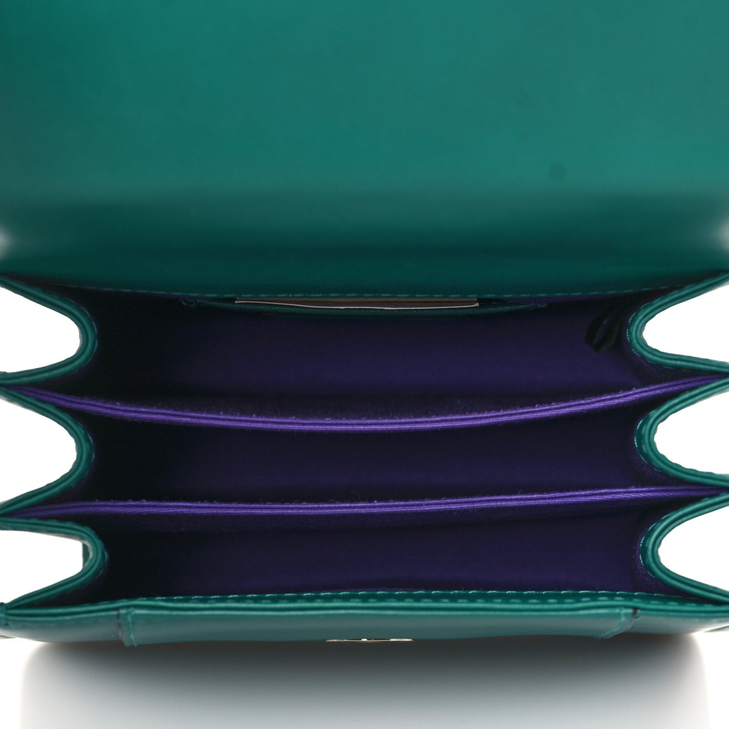 Calfskin Serpenti Forever Top Handle Emerald Green