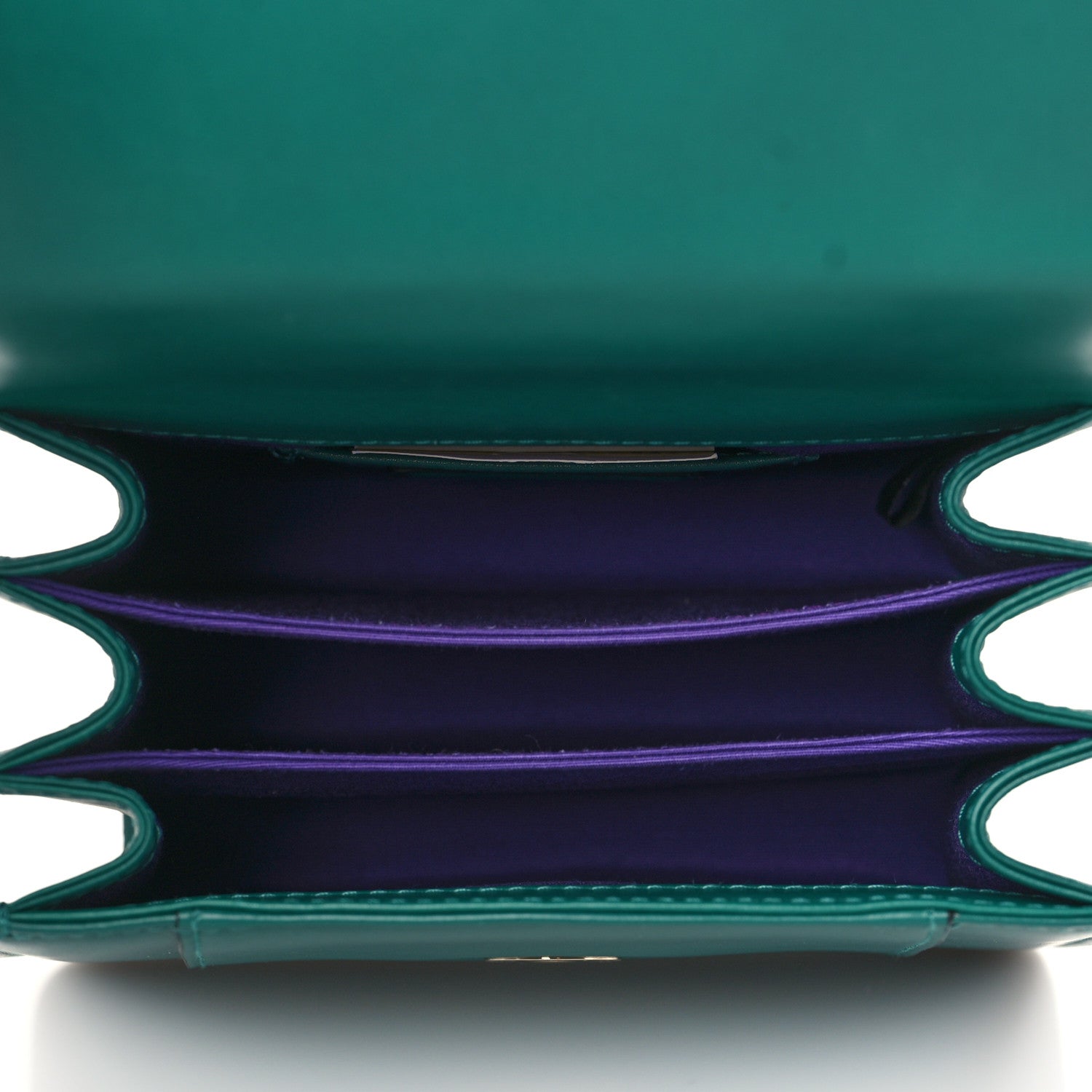 Bulgari Calfskin Serpenti Forever Top Handle Emerald Green 4 of 8