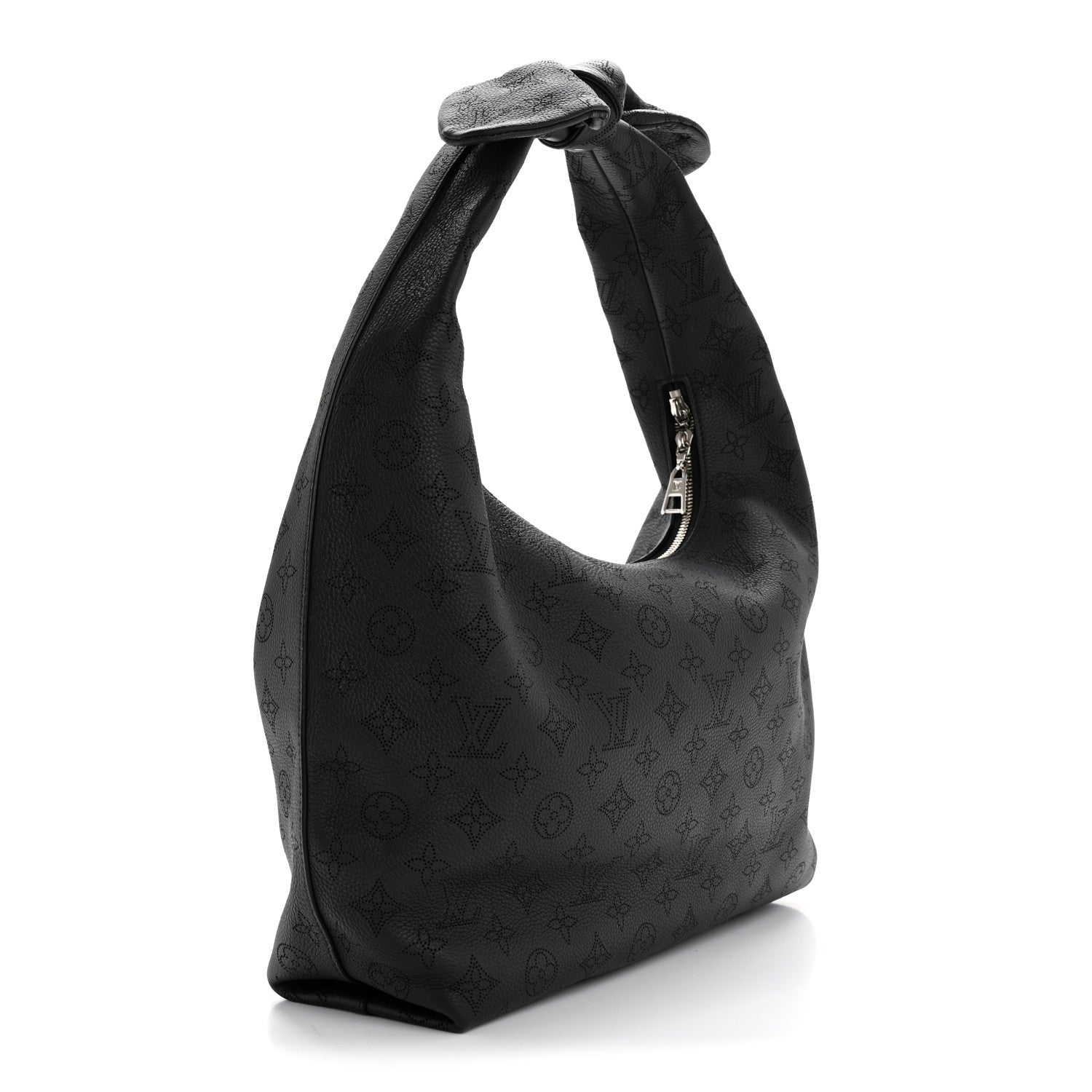 Louis Vuitton Mahina Why Knot MM Black 3 of 9