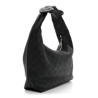 Louis Vuitton Mahina Why Knot MM Black 3 of 9