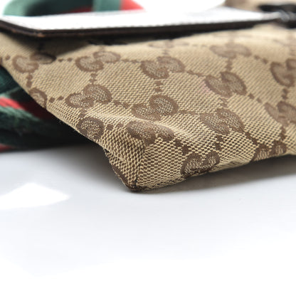 Gucci Monogram Web Belt Bag Dark Brown 11 of 14